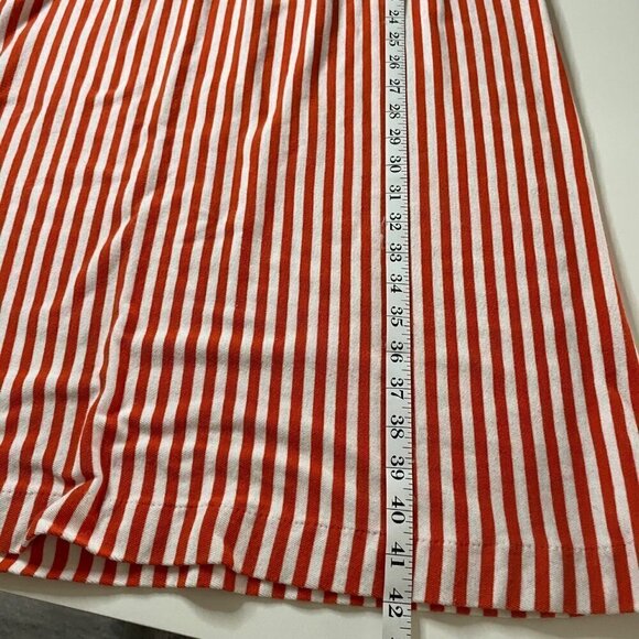 Anthropologie Saturday Sunday Cabana Chemise Orange Cream Stripe Dress Size XS‎ - Picture 7 of 9